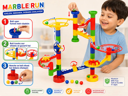 46-Piece Marble Run Set ©